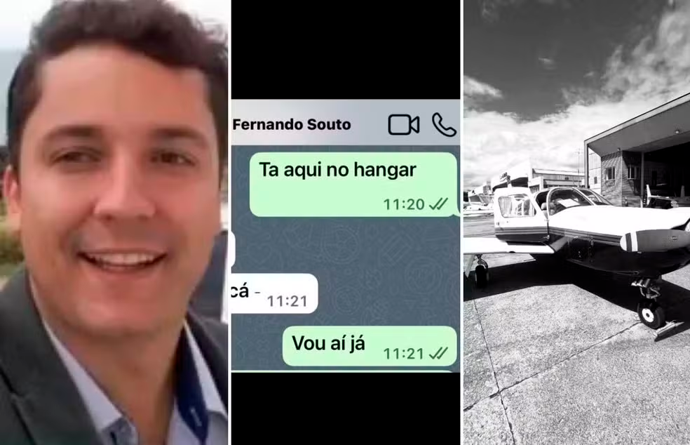 “Estava com vocês 15 minutos atrás”: amigo relata últimos momentos antes de queda de avião em BH