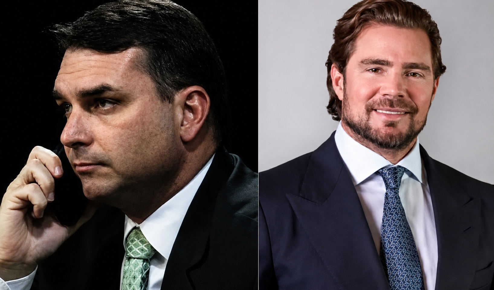 Mensagens mostram que Flávio Bolsonaro cobrou dinheiro de Vorcaro para concluir filme sobre o ex-presidente Jair Bolsonaro