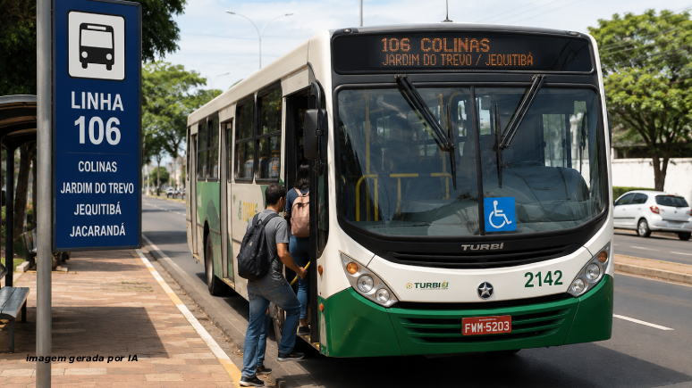 Linha 106 do transporte coletivo será ampliada e passará a atender o bairro Jacarandá