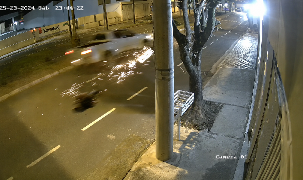 Ciclista fica ferido após ser atropelado e motorista fugir sem prestar socorro