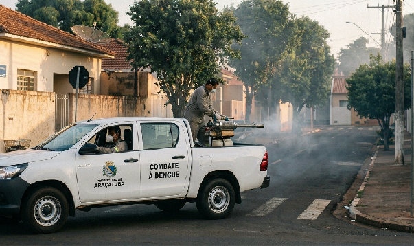 Bairros recebem nebulização veicular contra a dengue a partir desta segunda-feira