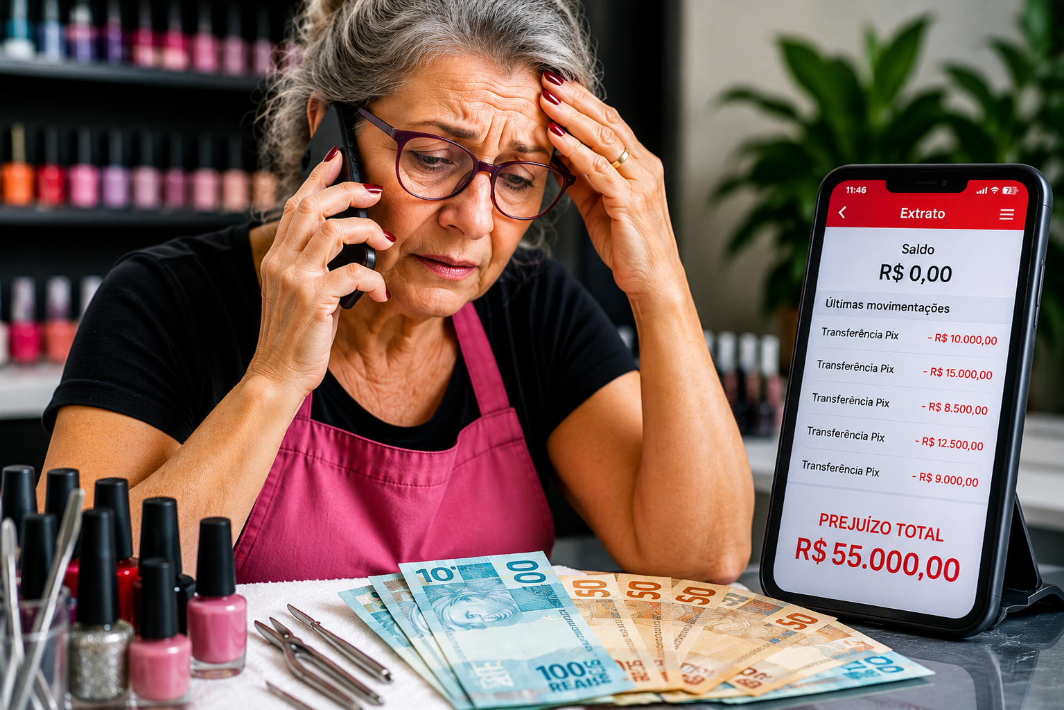 Manicure perde R$ 55 mil após cair no golpe do falso advogado em Araçatuba