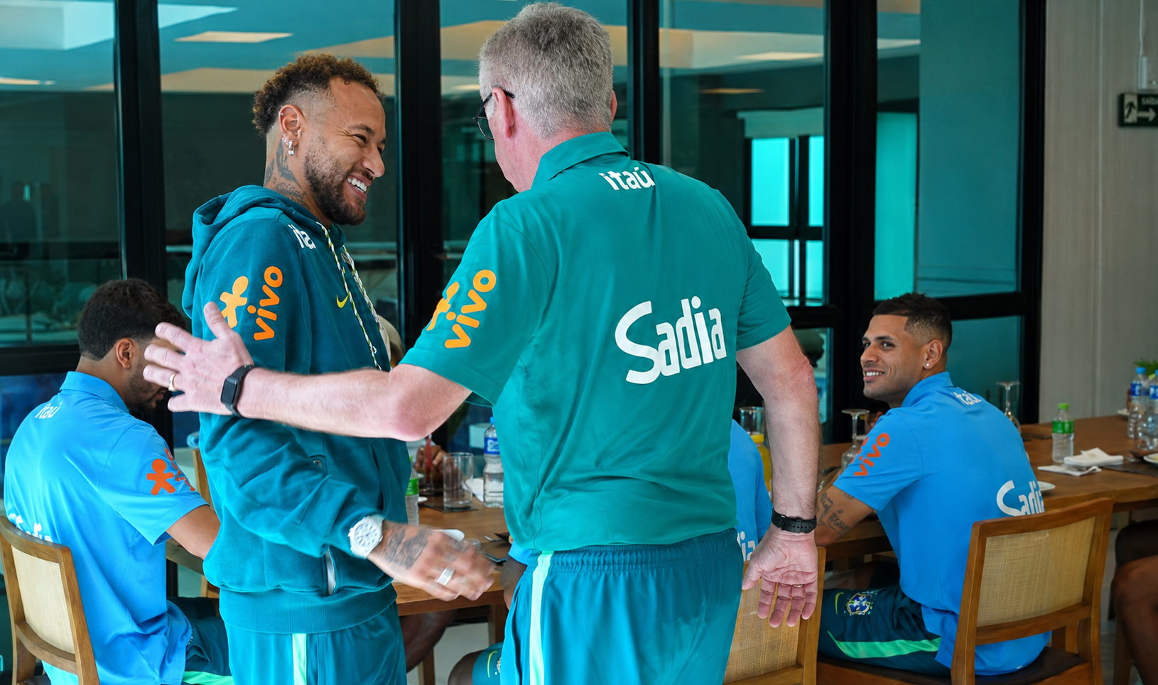 Jogadores da Seleção se apresentam para a Copa do Mundo