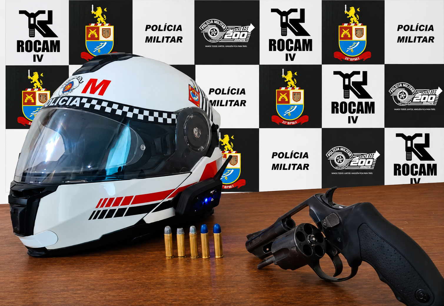ROCAM encontra revólver escondido durante mudança e homem acaba preso em Birigui
