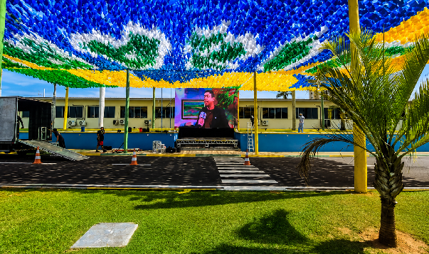 Guararapes prepara espaço com telão e atrações para torcida acompanhar os jogos do Brasil na Copa do Mundo