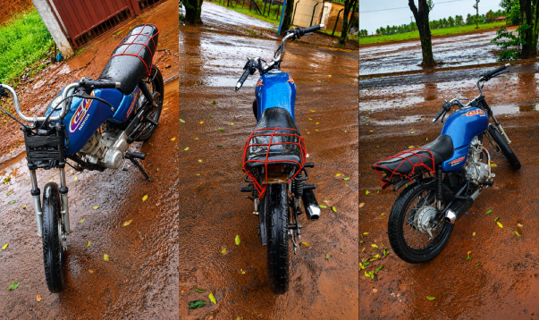 Motocicleta com sinais de adulteração é apreendida pela PM