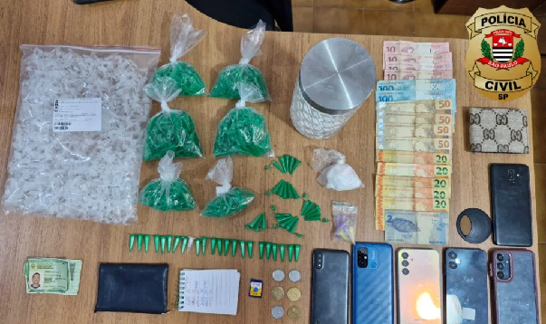 Polícia Civil faz operação prende suspeito por tráfico após tentativa de esconder drogas