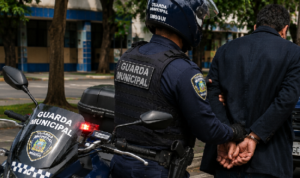 Homem confessa furto de bijuterias e é preso pela Guarda Municipal