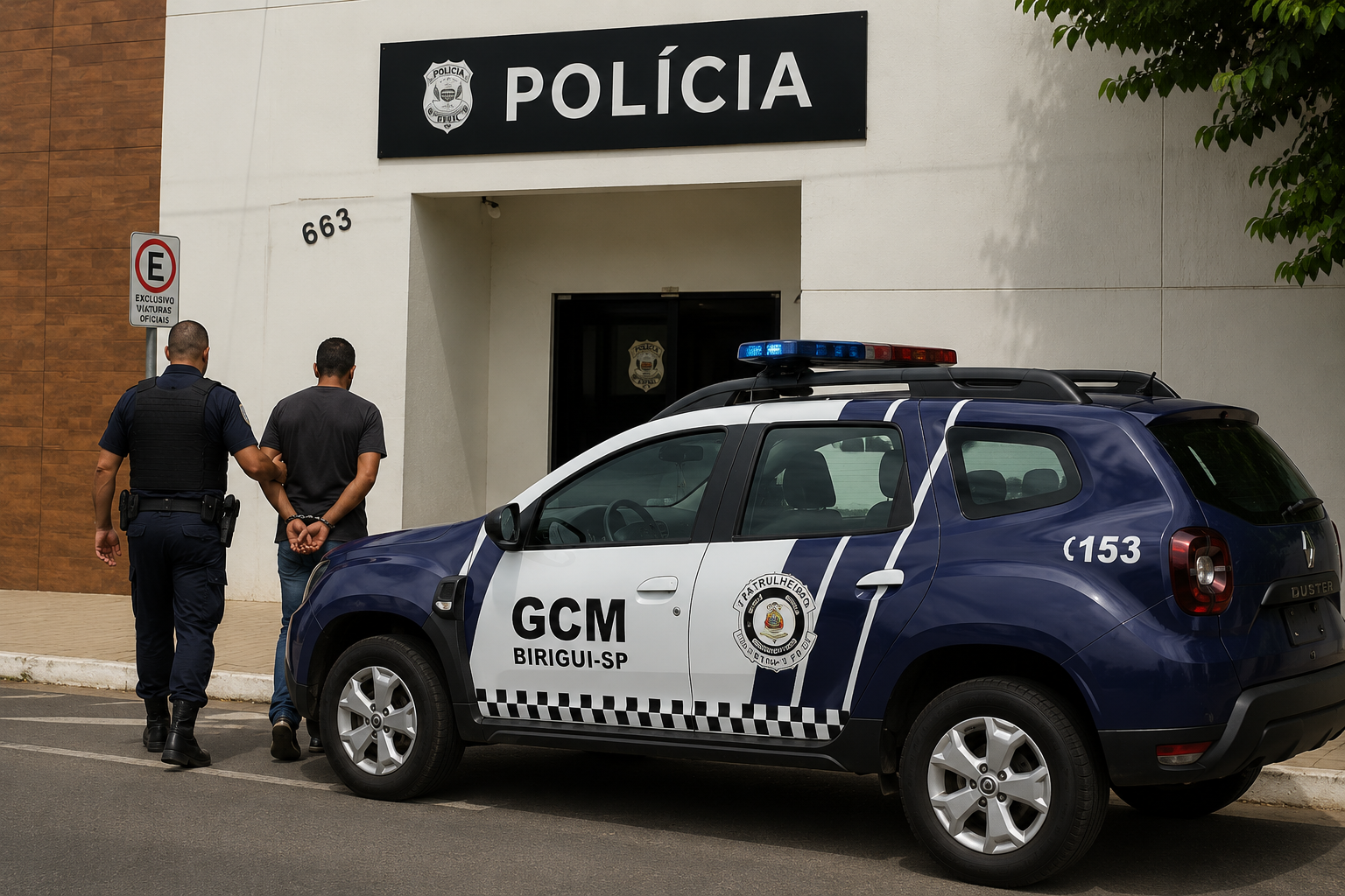 Foragido da Justiça se apresenta na base da GCM e pede para ser preso novamente em Birigui
