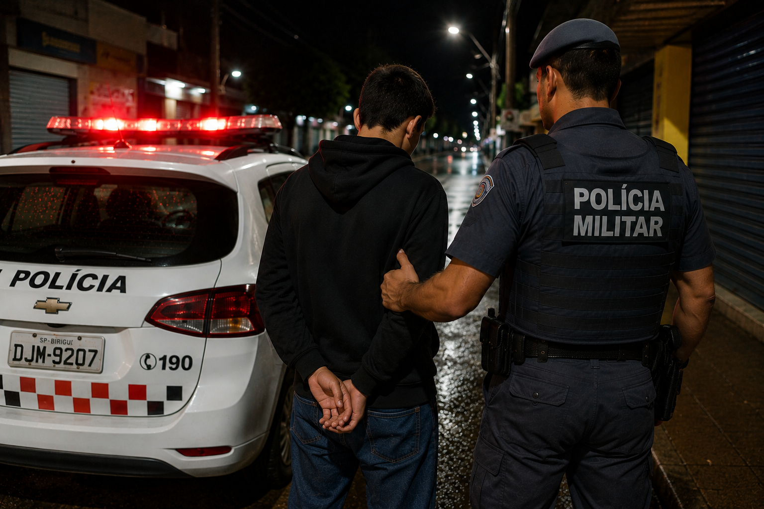 Adolescente é capturado após onda de furtos assustar comerciantes em Birigui