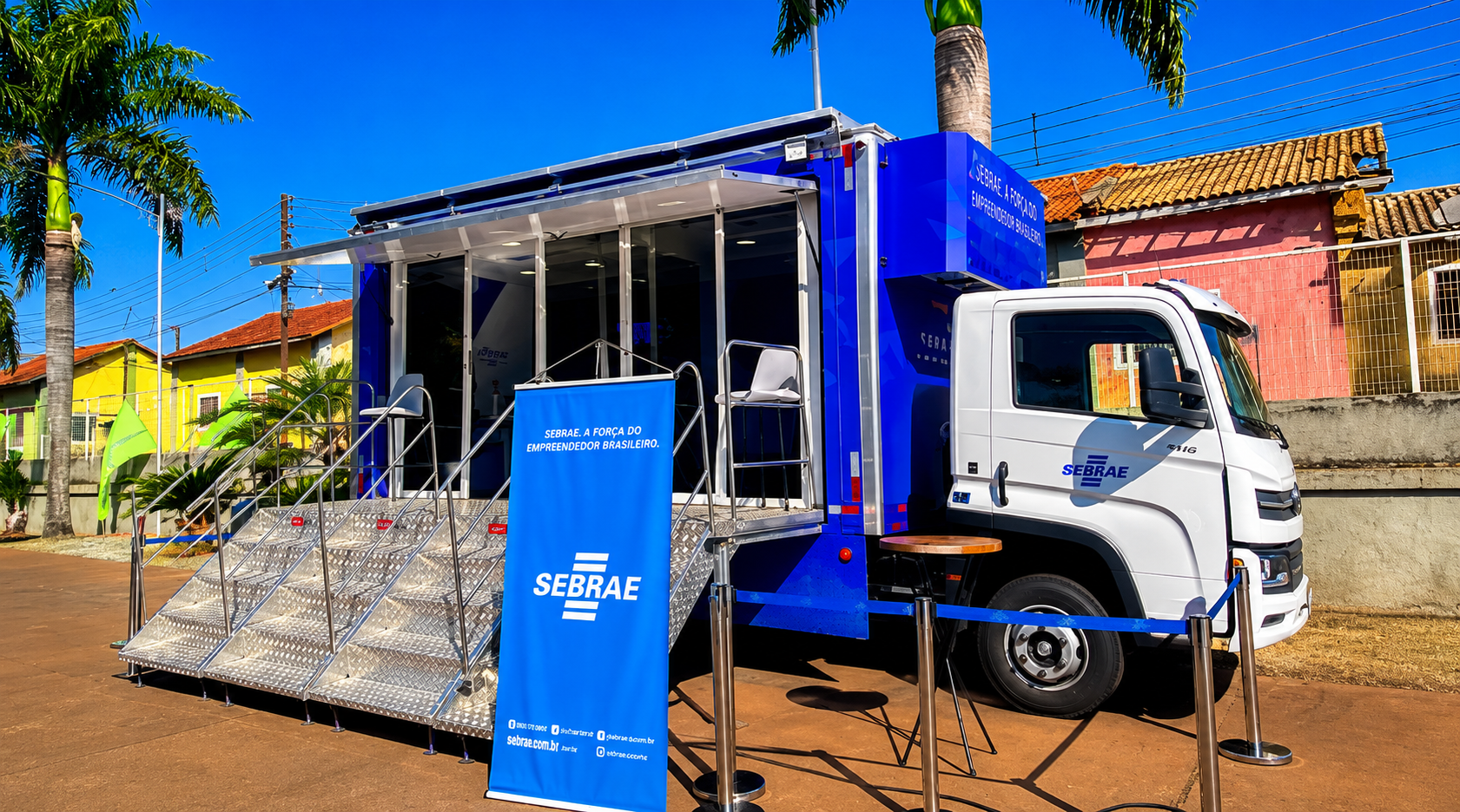 Atenção, Coroados! Sebrae Móvel chega nesta semana com atendimento de graça para quem quer crescer!