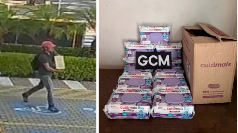 Venezuelano é preso em flagrante pela GCM após furtar pacotes de lenço umedecido em farmácia