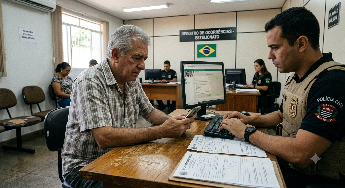Aposentado de 60 anos perde quase R$ 3 mil após golpista se passar por seu advogado