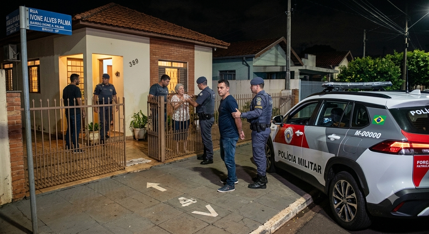 Filho folgado é preso em flagrante por violência doméstica após ameaçar a própria mãe em Birigui