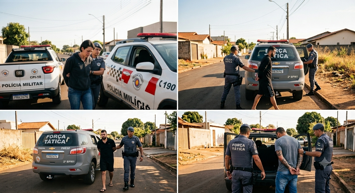 Varredura em Araçatuba: PM captura três procurados pela Justiça em poucas horas