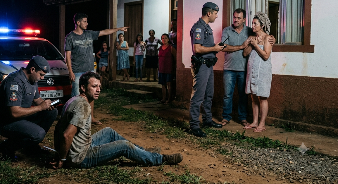 Homem invade sítio, espia mulher no banho e é preso