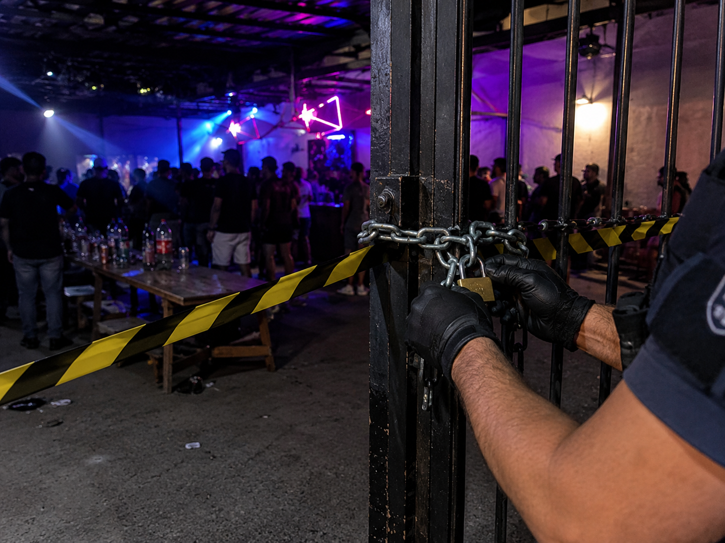 Evento com DJs é interrompido e estabelecimento é lacrado em Birigui