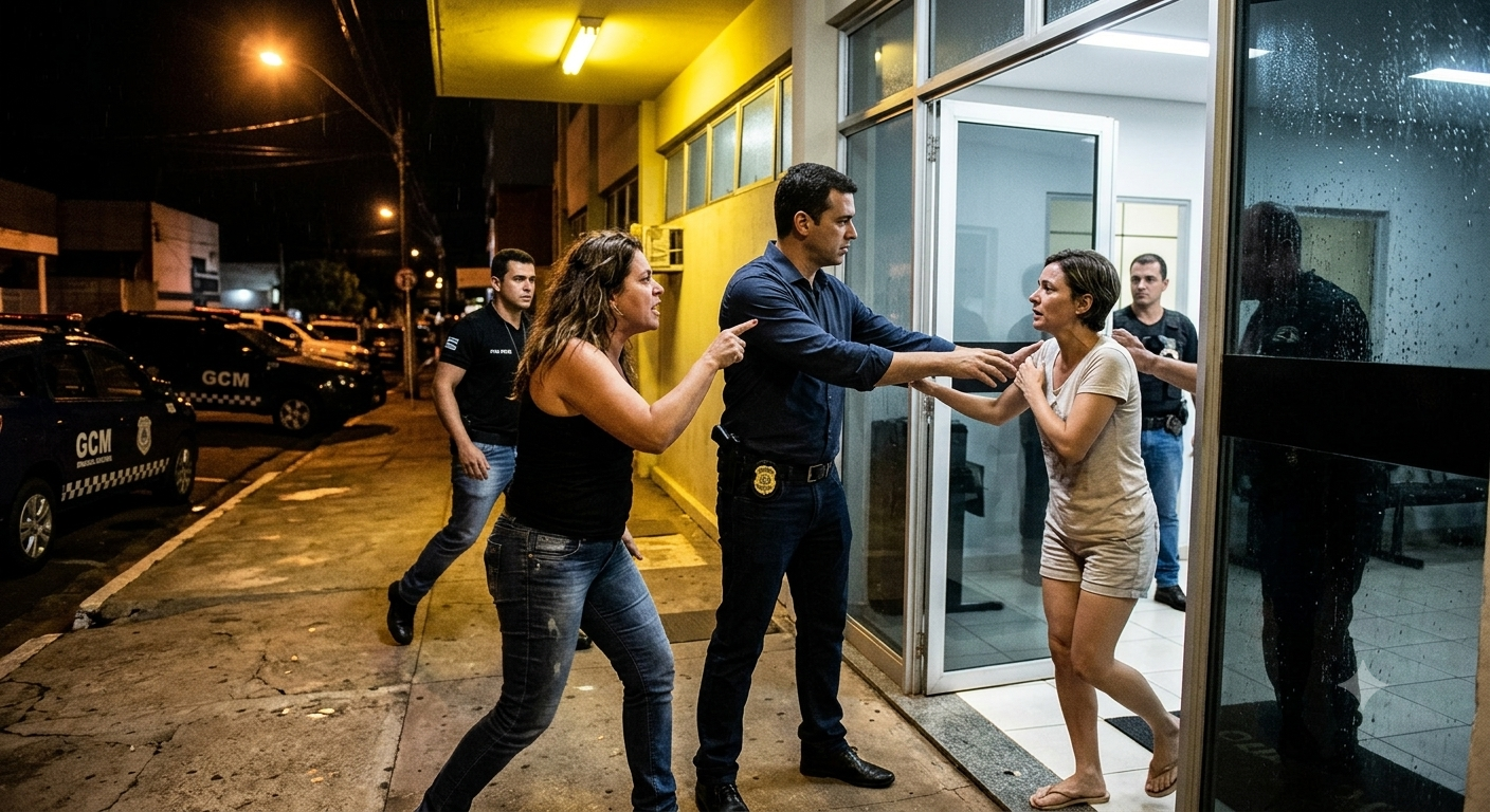 Mulher é presa em flagrante após ameaçar companheira na frente da polícia em Araçatuba