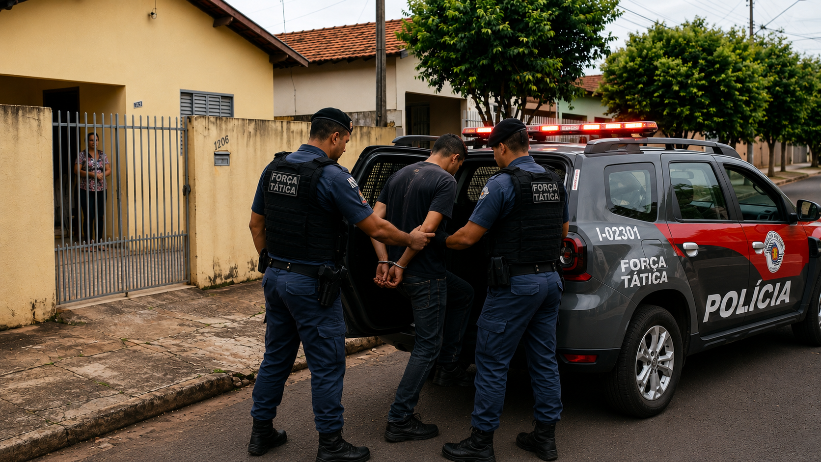 Força Tática captura procurado com ficha longa em Birigui: passagens por tentativa de homicídio, furto, roubo e estelionato