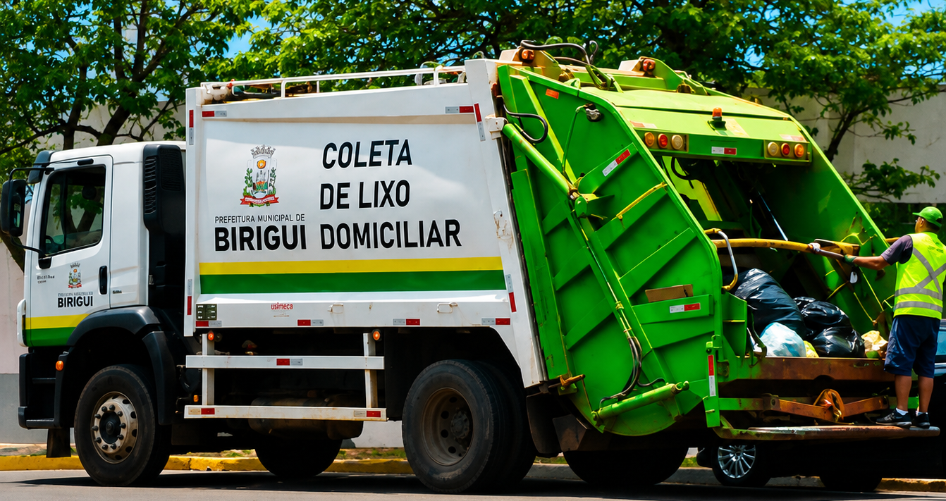 Prepara o saco de lixo! Birigui muda os horários e a forma da coleta a partir de 16 de agosto