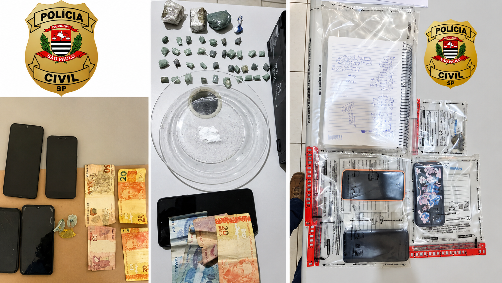 Polícia Civil bota 'Fim de Festa' no tráfico e prende dois na região de Araçatuba