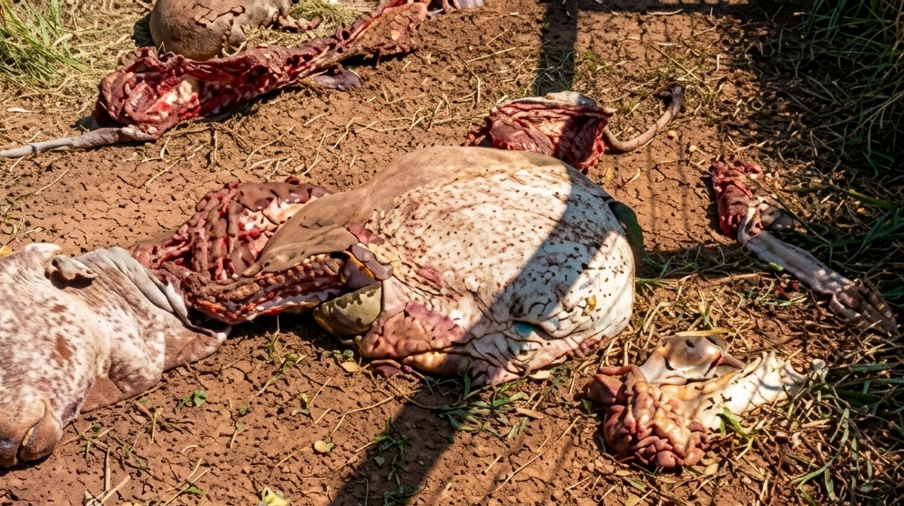 Crime no campo: Cinco cabeças de gado são furtadas e abatidas em estância de Birigui