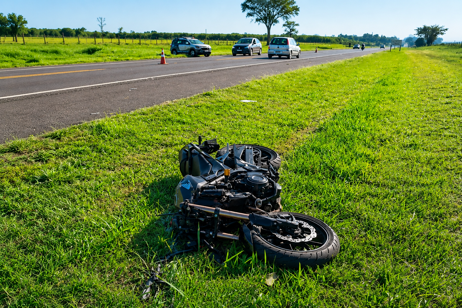 Idoso de 79 anos morre atropelado por moto na Rodovia Gabriel Melhado, em Birigui