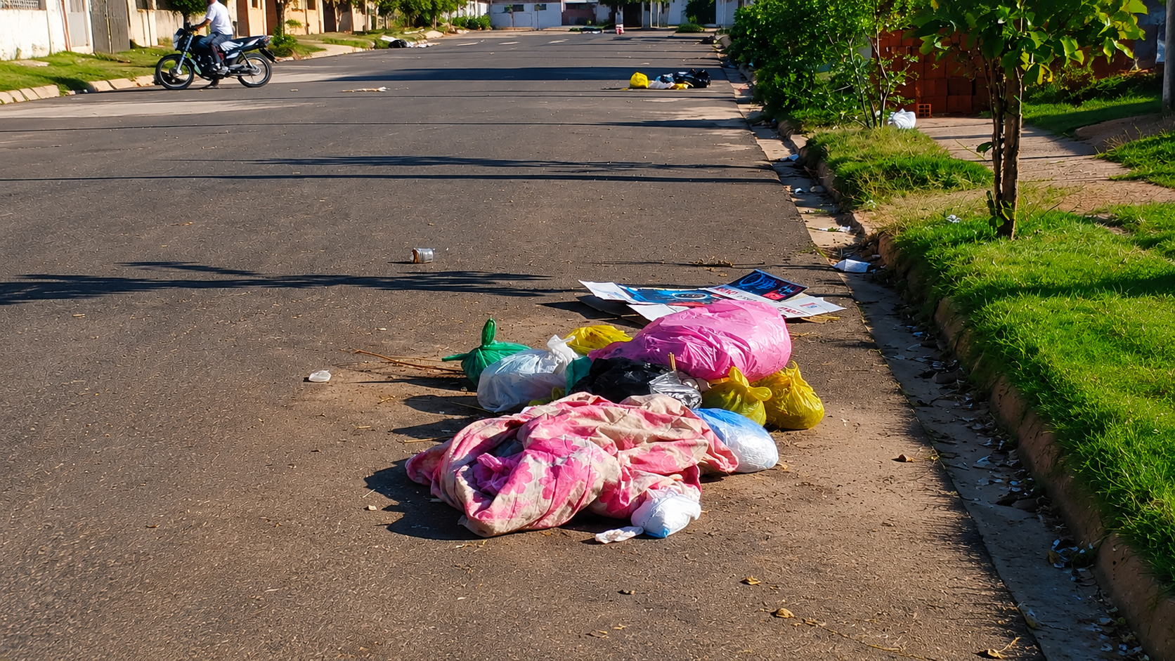 Lixo acumulado e fedor nas ruas: moradores de Birigui exigem resposta imediata da Prefeitura