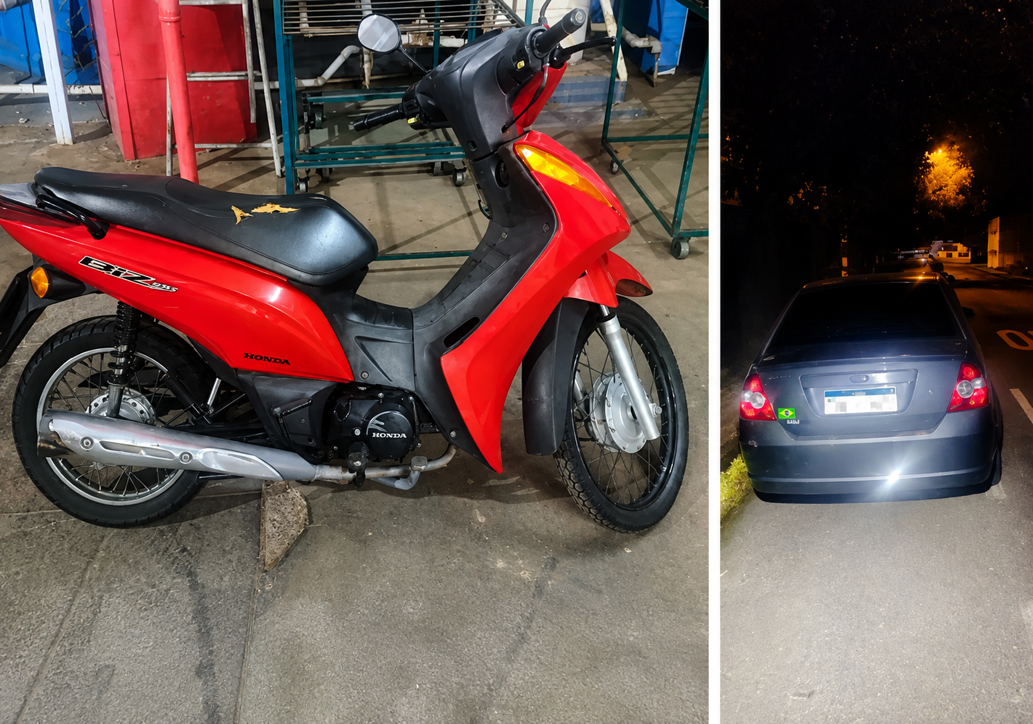 Conversão errada termina em tombo e motociclista no Pronto-Socorro em Birigui