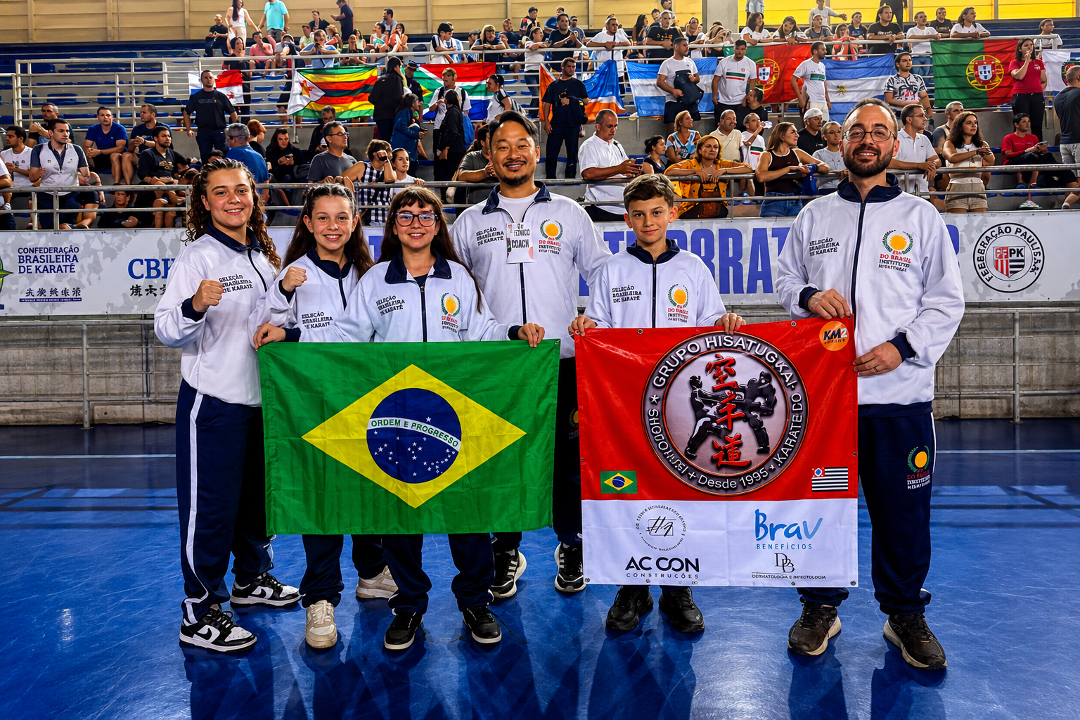 Araçatuba dá show no Espírito Santo e fatura nove medalhas no Mundial de Karatê