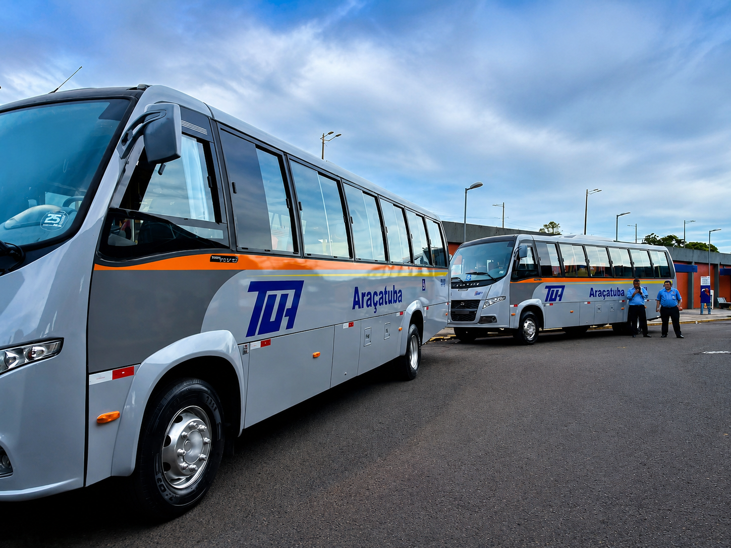 Os motoristas da TUA (Transportes Urbanos Araçatuba)