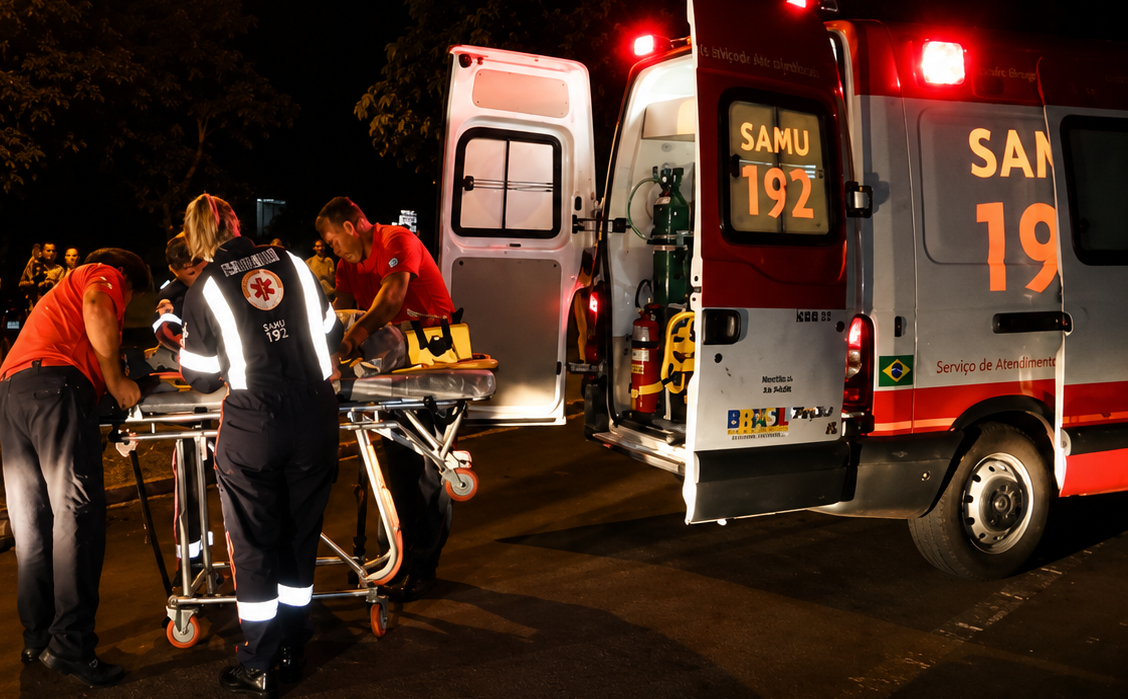 Motociclista morre após bater forte contra árvore na Avenida Prestes Maia