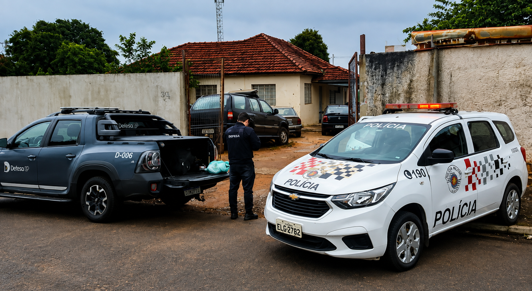 PM dá apoio ao Detran-SP em fiscalização de suposto desmanche