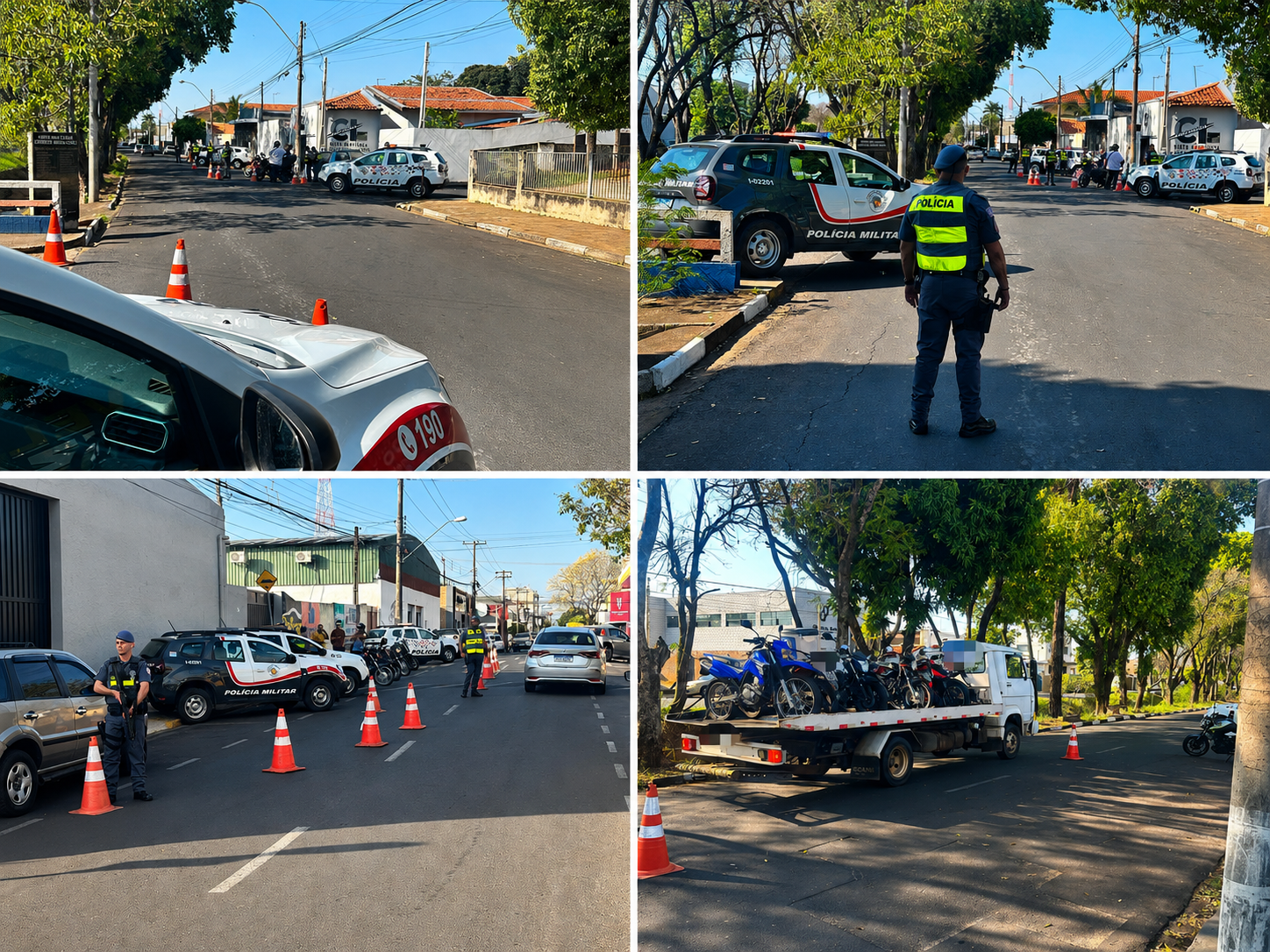 PM bota o bloco na rua e apreende dezenas de motos em Penápolis