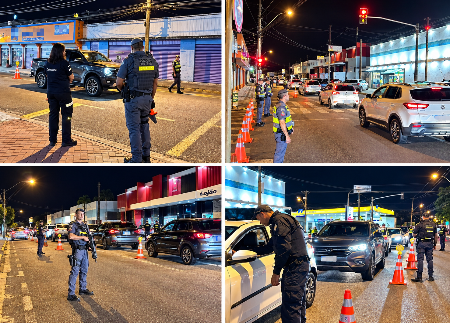PM, Detran e Polícia Civil fecham o cerco no trânsito e realizam Operação “Direção Segura Integrada”