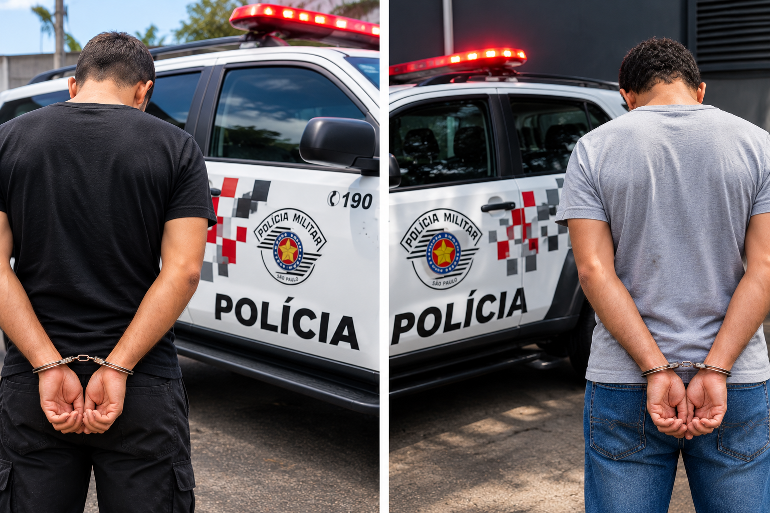 PM tira dois procurados da Justiça de circulação em Santópolis e Penápolis