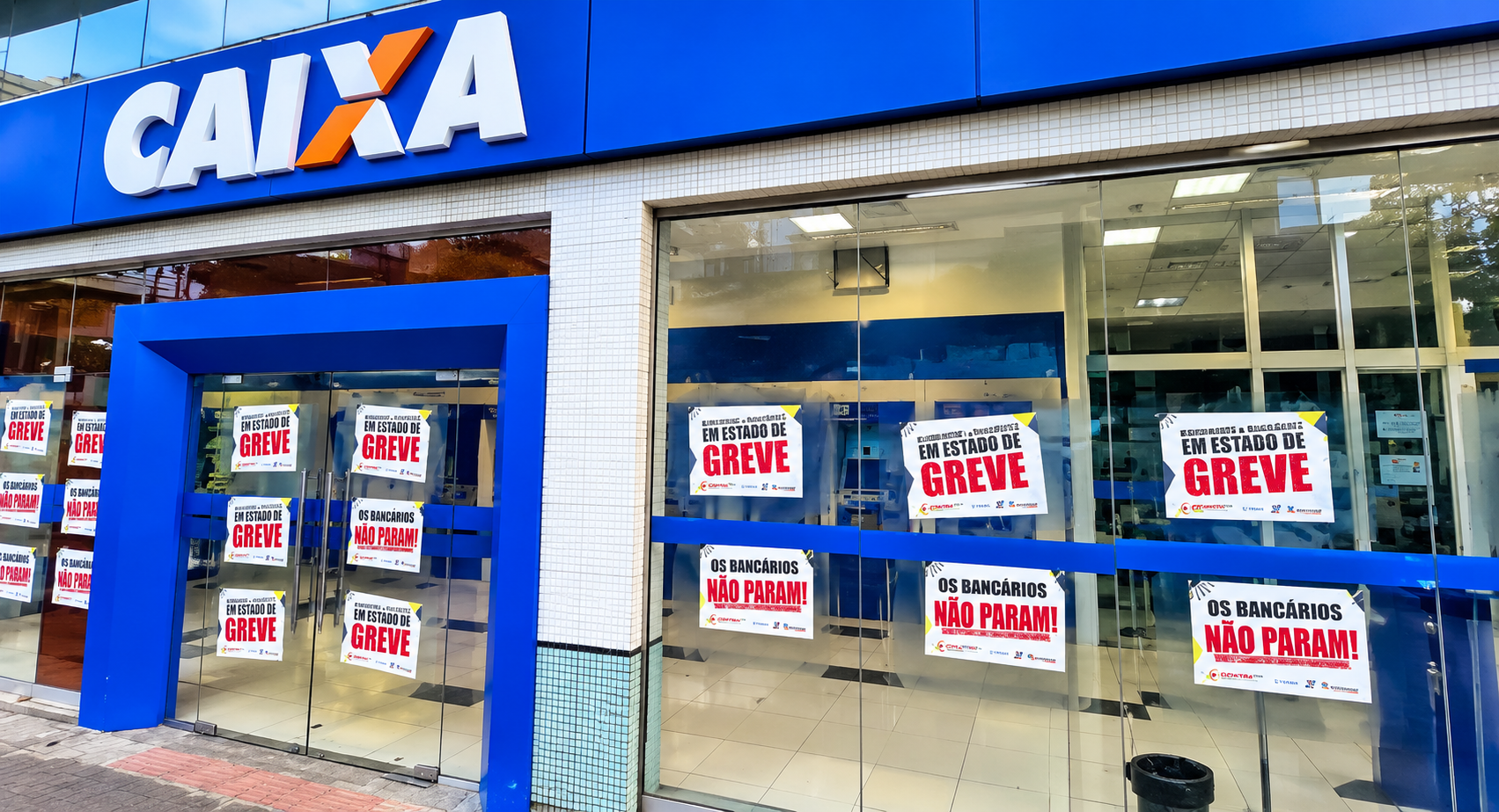 Greve fecha agências da Caixa na região de Araçatuba pelo 5º dia