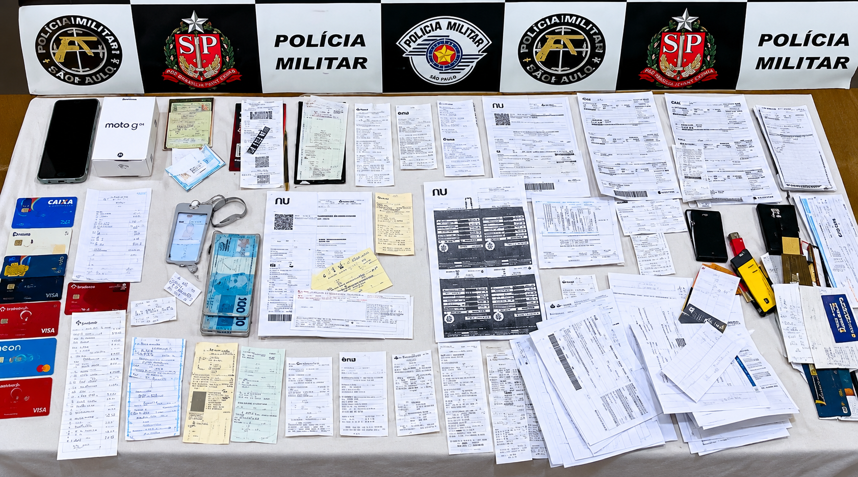 PM pega suspeito de aplicar golpes bancários no centro