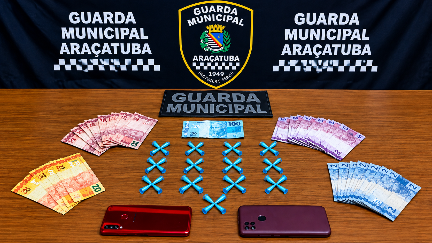 GCM pega menor no flagra com cocaína e grana na "Esquina Maluca", em Araçatuba
