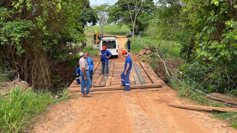 Ponte próxima à Igreja da Pratinha é liberada após reparo na zona rural de Araçatuba