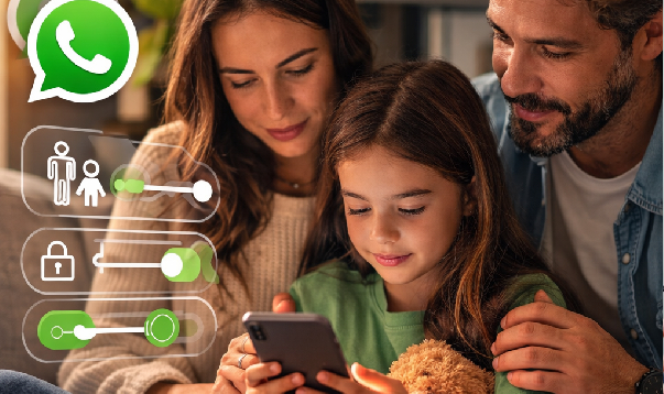 WHATSAPP MAIS SEGURO! Mães e pais ganham superpoderes com novos recursos de controle para contas de crianças e adolescentes