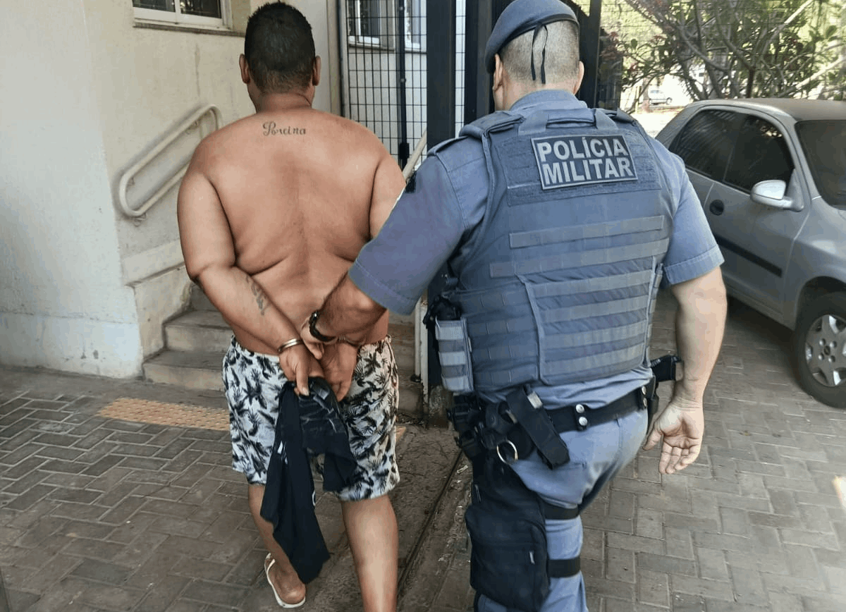 Foragido que cumpria 7 anos de prisão por tráfico e receptação é capturado pela PM em Araçatuba