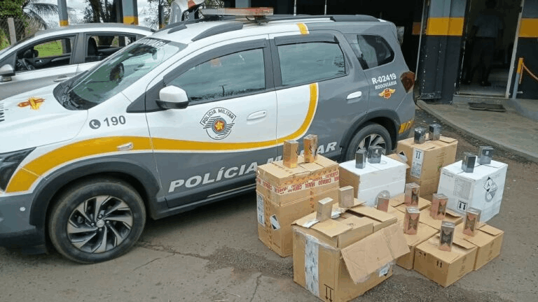 Polícia Rodoviária intercepta carregamento clandestino e dá prejuízo de R$ 45 mil