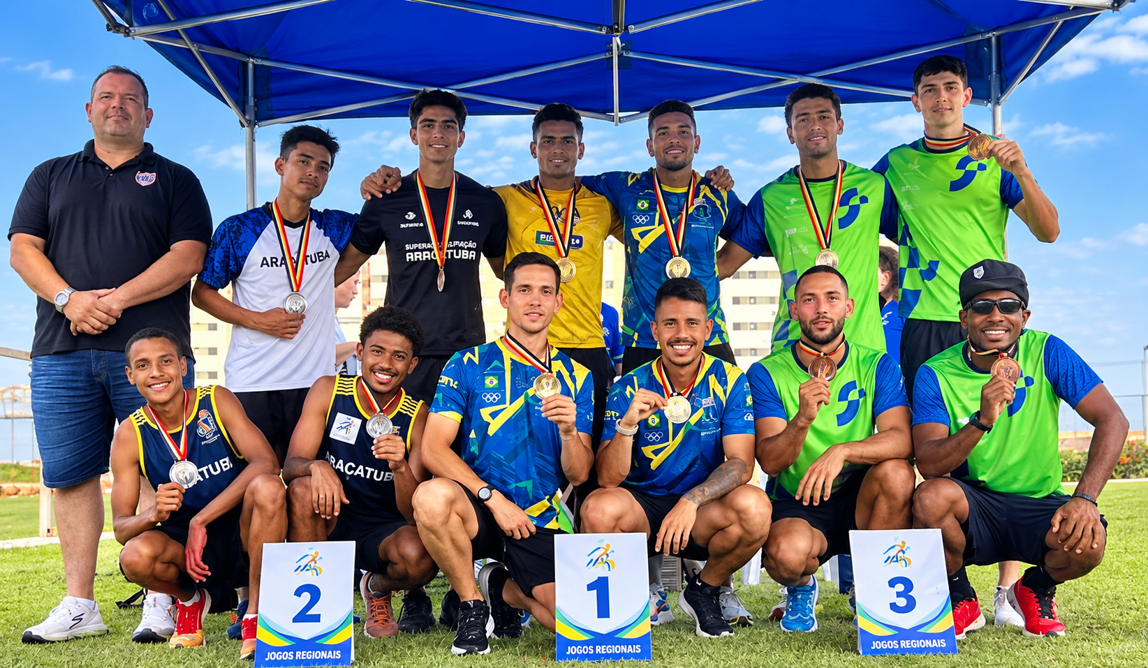 Delegação de Araçatuba brilha e fatura seis medalhas nos Jogos Abertos do Interior