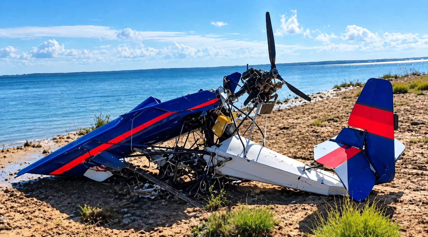 Avião que caiu no Rio Tietê, em 2024, usava peças de carro e fita isolante na fiação, aponta Cenipa
