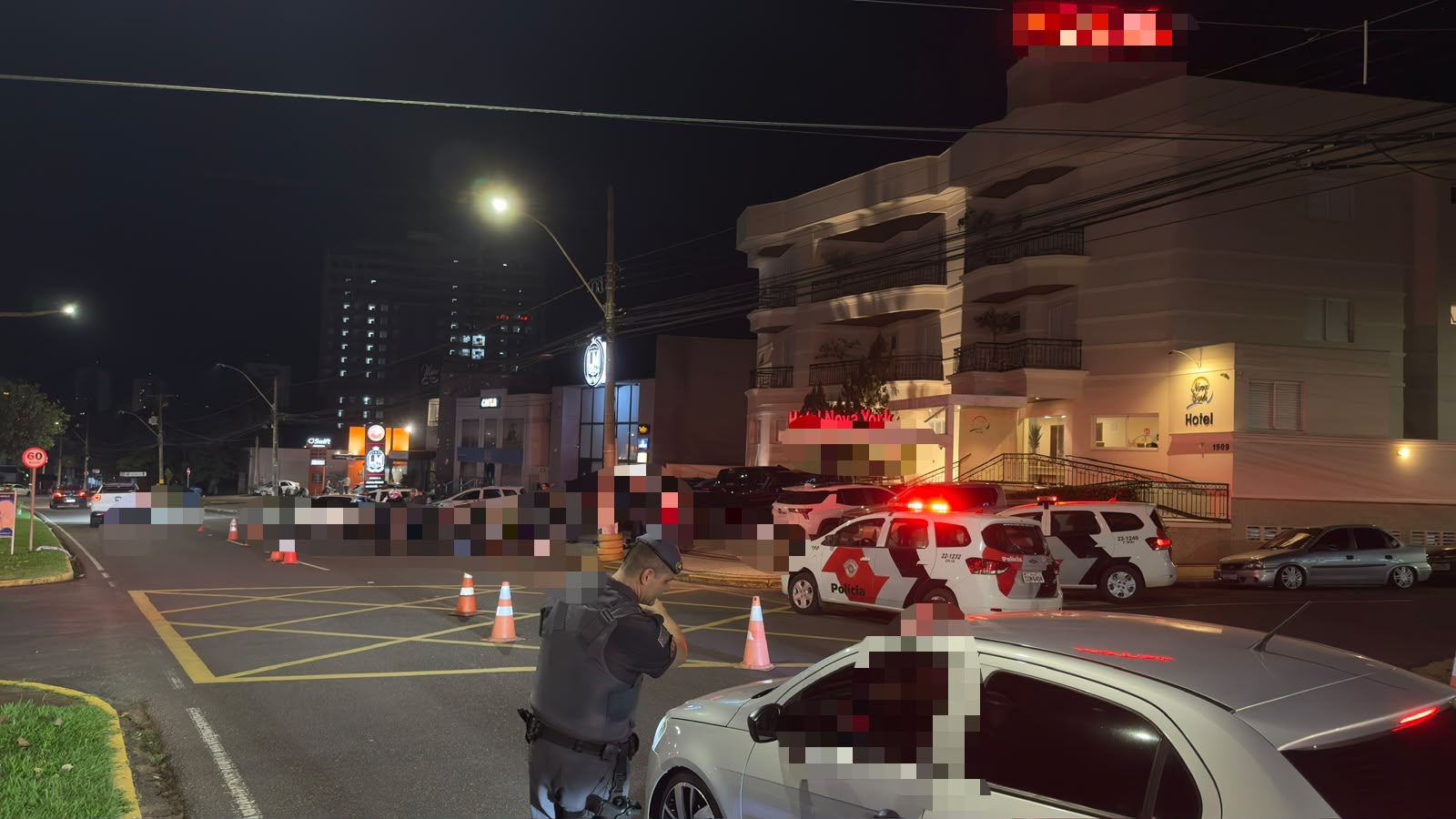 PM bota ordem na Avenida Brasília e guincha motos em operação de trânsito em Araçatuba